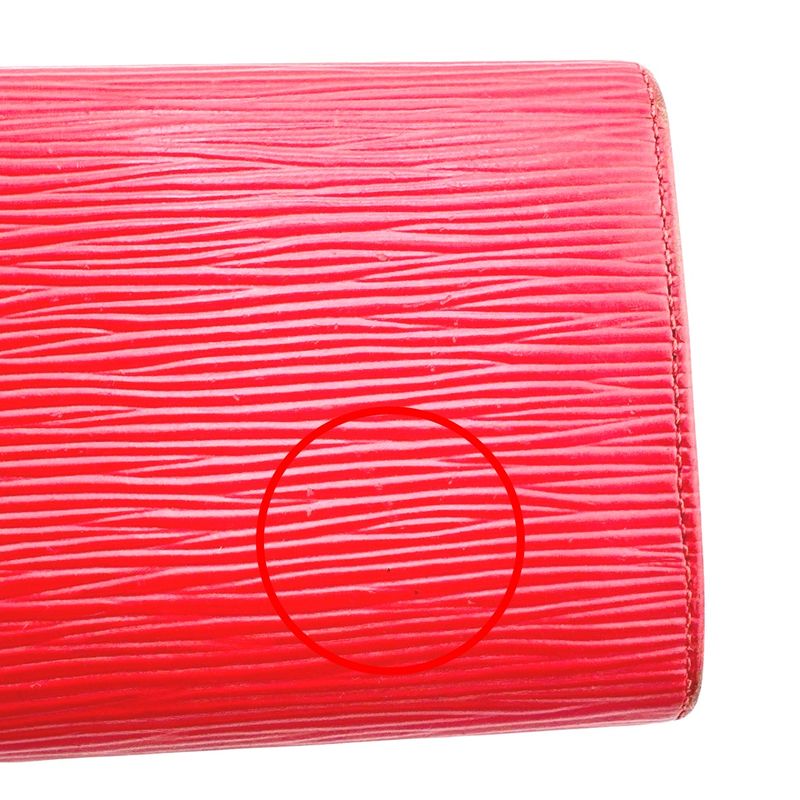 Louis Vuitton Epi Wallet Porte Monnaie Vie Tresor Bifold — view 7