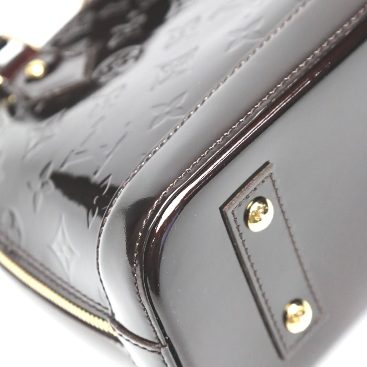 Louis Vuitton Monogram 2-Way Alma BB Handbag Amarante — view 8
