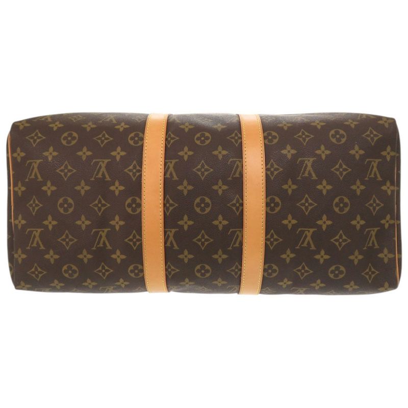 Louis Vuitton Keepall 45 Monogram Brown Boston Bag 0758 — view 3