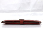 Hermes Bifold Long Wallet Bearn Red Leather — view 4