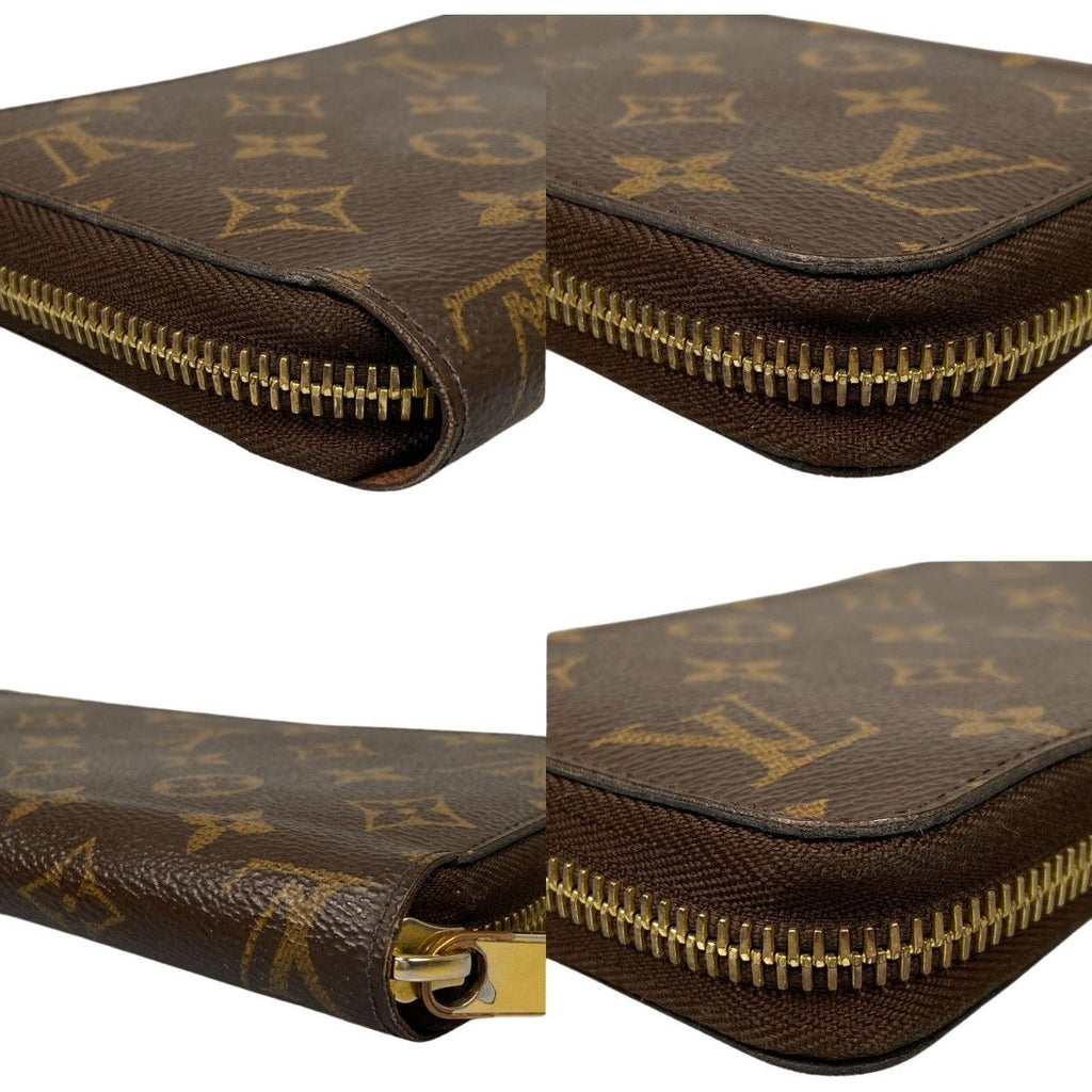 Louis Vuitton Long Wallet Monogram Zippy Brown — view 5