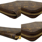Louis Vuitton Long Wallet Monogram Zippy Brown — view 5