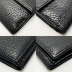Gucci Bifold Long Wallet 035 1408 2097 Black Pigskin Leather Silver — view 8