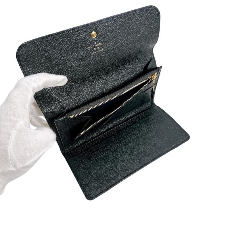 Louis Vuitton Monogram And Empreinte Leather Trifold Portefeuille — view 8