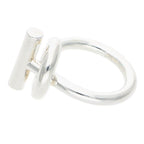 Hermes Echape Silver Ring 52 11 — view 5