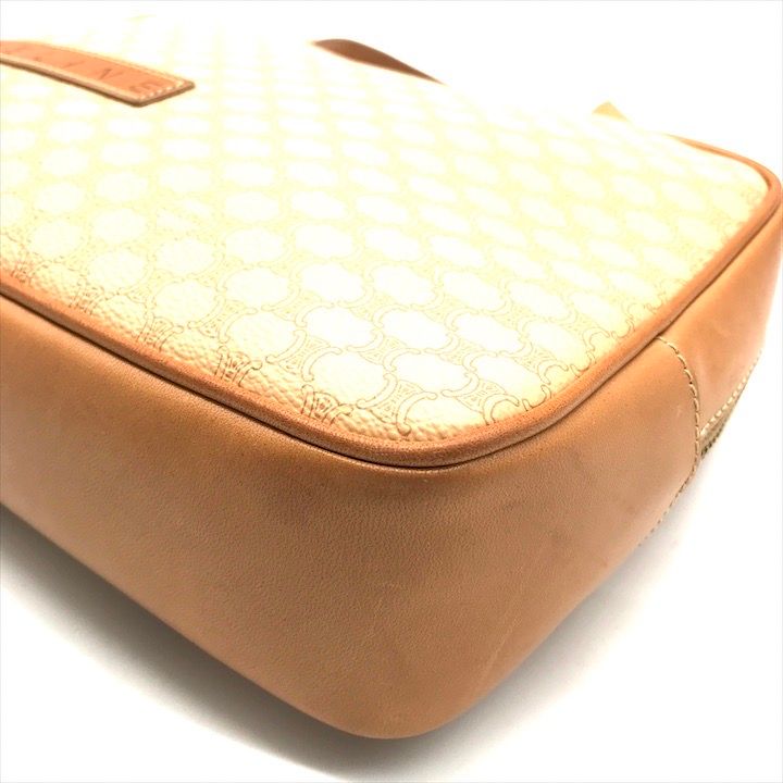Celine Vintage Hand Bag Macadam Leather Light Brown — view 6