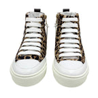 Louis Vuitton Stellar Line Sneakers Shoes Harako Leather Brown White — view 2