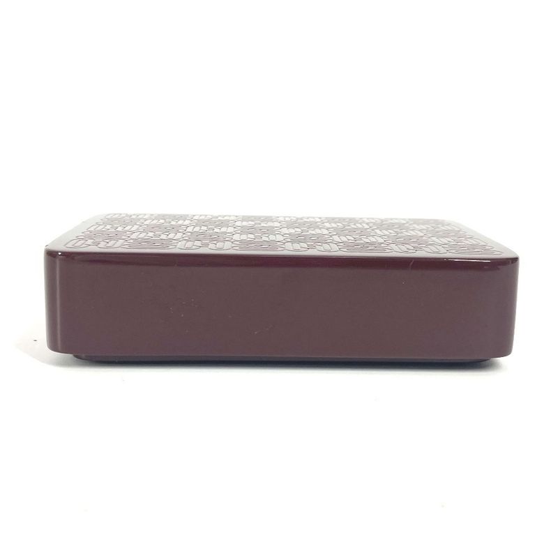 Hermes Small Bag Logo Lacquer Brown — view 4