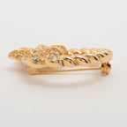 Christian Dior Brooch GP And Rhinestone — view 4