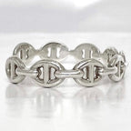 Hermes Bangle Ancienne Silver Chaine D'ancre — view 3