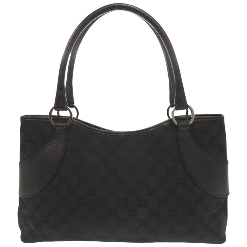 Gucci GG Canvas Black Tote 1141 — view 2