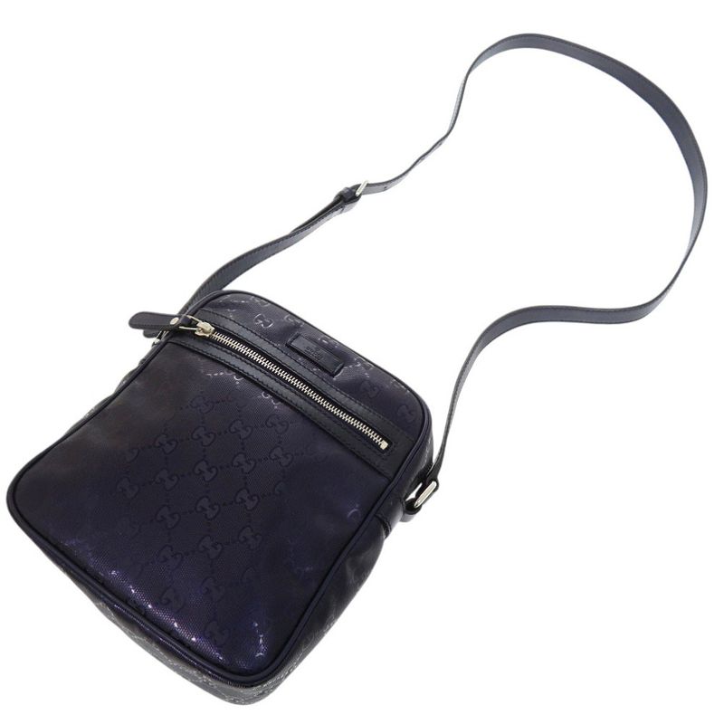 Gucci GG Imprime Shoulder Bag Crossbody Purple 0470 — view 6