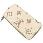 Louis Vuitton Long Wallet Zippy Bi-Color Monogram Empreinte Cles Creme — view 2