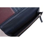 Dior Homme Long Wallet Men Leather Navy Blue CD Logo with Coin — view 8