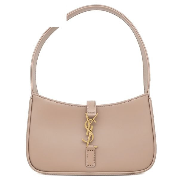 Saint Laurent Handbag le Cassette Calfskin Pink Beige Vintage le 5 a 7 Mini