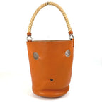 Hermes Shoulder Bag Mangeoir MM Taurillon Cles Mance Orange