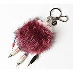 Prada Key Ring Holder Trick Robot Purple Multi