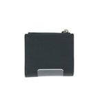 Prada Bifold Wallet Saffiano Triangle Compact Black — view 2
