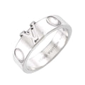 Louis Vuitton Empreinte LV 53 Ring 18k White Gold