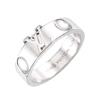 Louis Vuitton Empreinte LV 53 Ring 18k White Gold