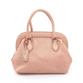 Fendi Handbag Selleria Doctor's Bag Metal Orange Leather