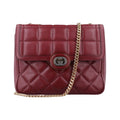 Gucci Mini Deco Wine Red Leather Shoulder