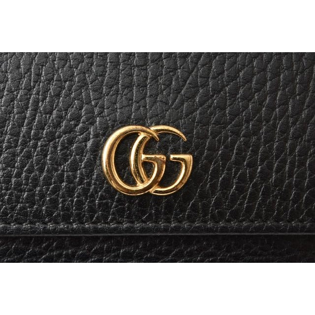 Gucci Mini Wallet Trifold Fold Black — view 6