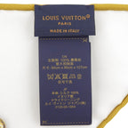 Louis Vuitton Heirloom Monogram Triangle Silk Scarf White 90 — view 7