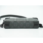Louis Vuitton LV Soft Trunk Wallet Monogram Eclipse Shoulder Black — view 3