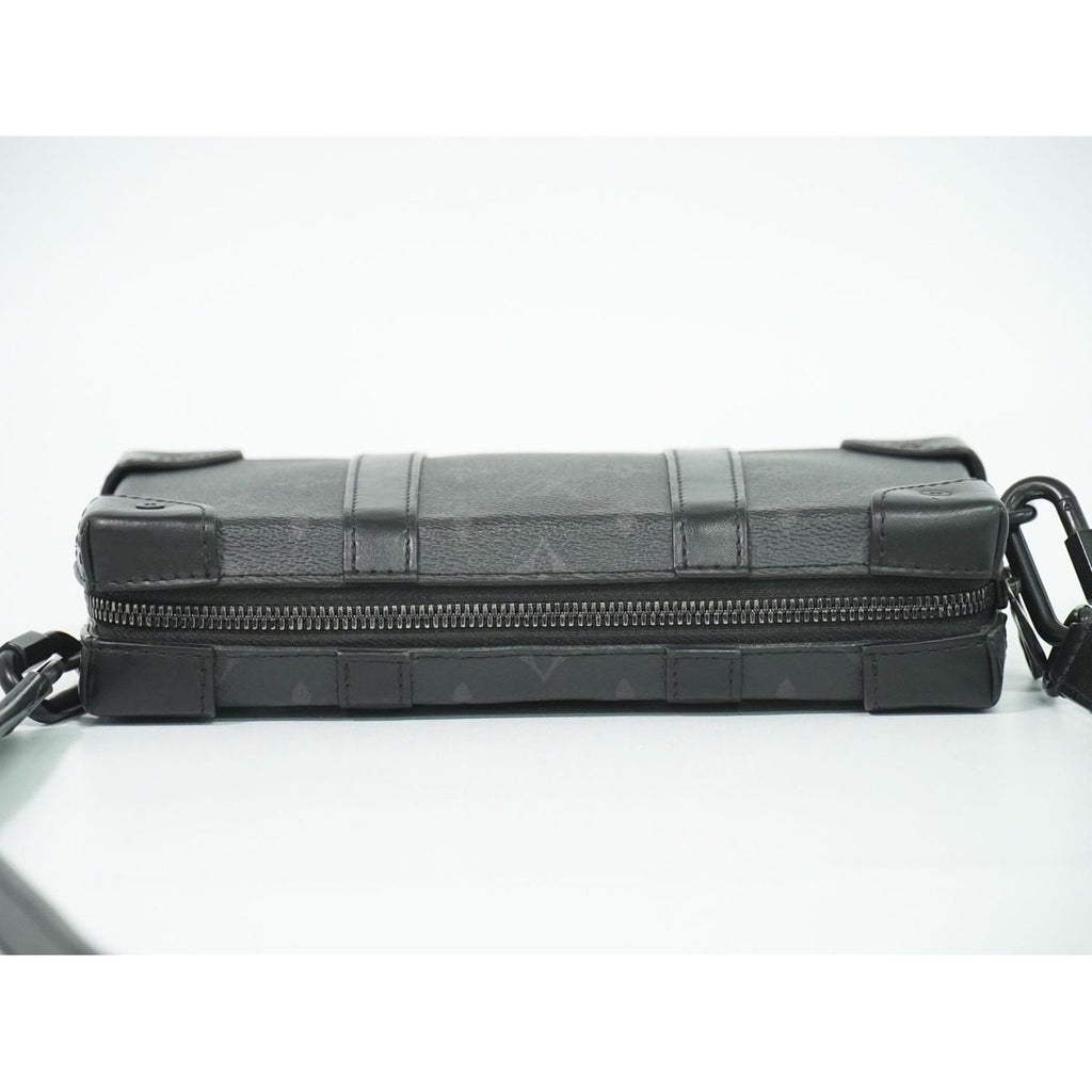 Louis Vuitton LV Soft Trunk Wallet Monogram Eclipse Shoulder Black — view 5