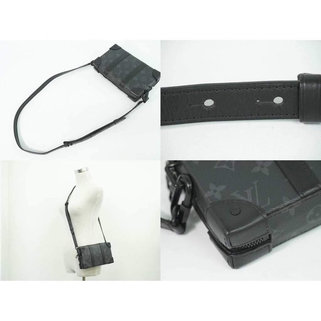 Louis Vuitton LV Soft Trunk Wallet Monogram Eclipse Shoulder Black — view 6