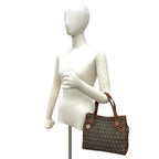 Fendi Zucchino FF Pattern Logo Canvas Leather — view 2