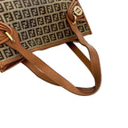 Fendi Zucchino FF Pattern Logo Canvas Leather — view 4