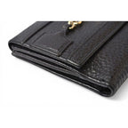 Gucci Wallet Trifold Horsebit Black Leather Compact — view 6
