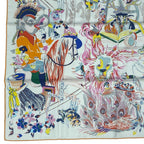 Hermes Silk Carre 90 Emile Et Une Nuit Emile's Night Scarf — view 4