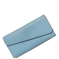Christian Dior Foldable Long Wallet Light Blue