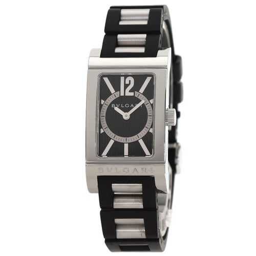 Bvlgari Rettangolo Watch SS Rubber