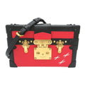 Louis Vuitton Shoulder Bag Black Red