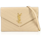 Saint Laurent Cassandra Envelope Chain Wallet