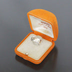 Hermes H Logo Ring No 8 18K SV 925 Special Price Inner Box E1736 — view 7
