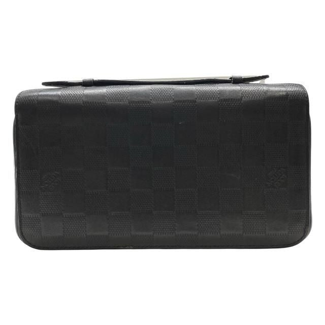 Louis Vuitton Ca0250 Damier Infini Zippy XL Second Bag Clutch Long Wallet