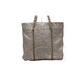 Chanel 10 Line CC Logo Gold Leather Tote