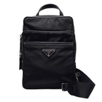 Prada Re-Nylon Shoulder Bag Triangle Logo Black