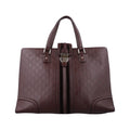 Gucci Treasure Bordeaux Leather Handbag