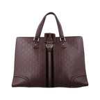 Gucci Treasure Bordeaux Leather Handbag