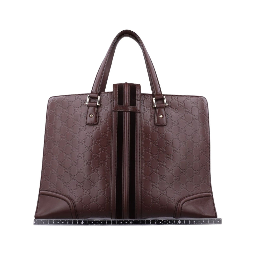 Gucci Treasure Bordeaux Leather Handbag — view 2
