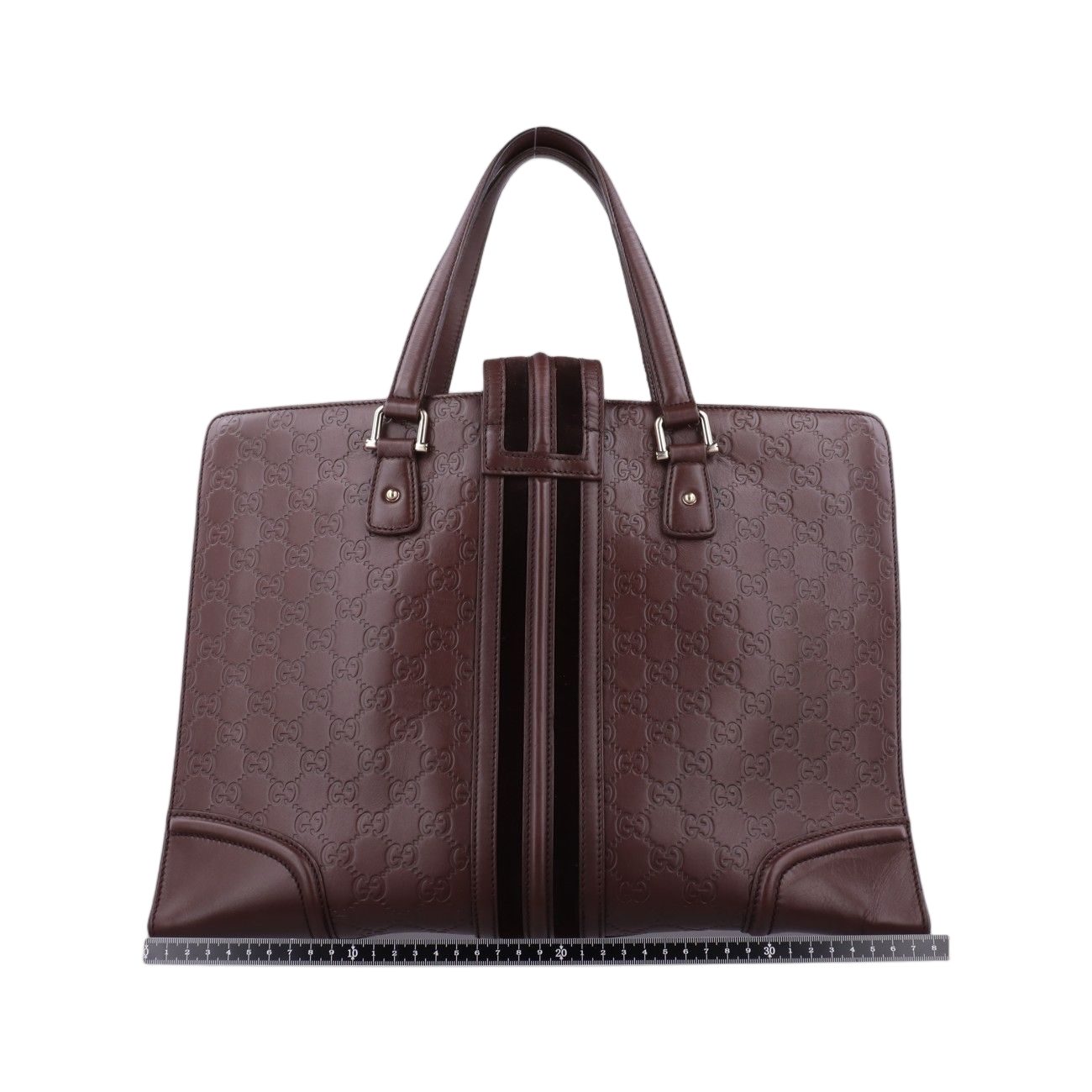 Gucci Treasure Bordeaux Leather Handbag — view 2