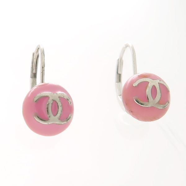 Chanel 03 C Silver 925 Pink Coco Mark Mini Hook Ball SV — view 3