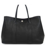 Hermes Garden Party TPM Black Silver Negonda Tote Bag