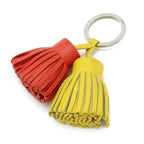 Hermes Carmen Unodos Key Ring Holder Fringe Tassel Charm Anu Milo Orange